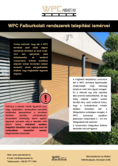 WPC Falburkolatok telepítési útmutatója