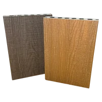 sötétbarna - világosbarna Real Wood famintás wpc teraszburkolat