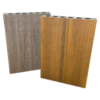 sötétbarna - világosbarna Real Wood famintás wpc teraszburkolat